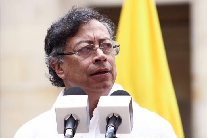 Imagen de archivo del mandatario colombiano, Gustavo Petro.