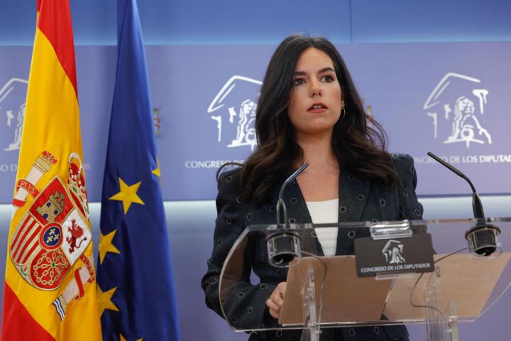 La portavoz de VOX en el Congreso, Pepa Millán