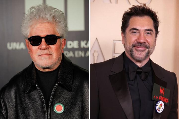 Pedro Almodóvar y Javier Bardem.