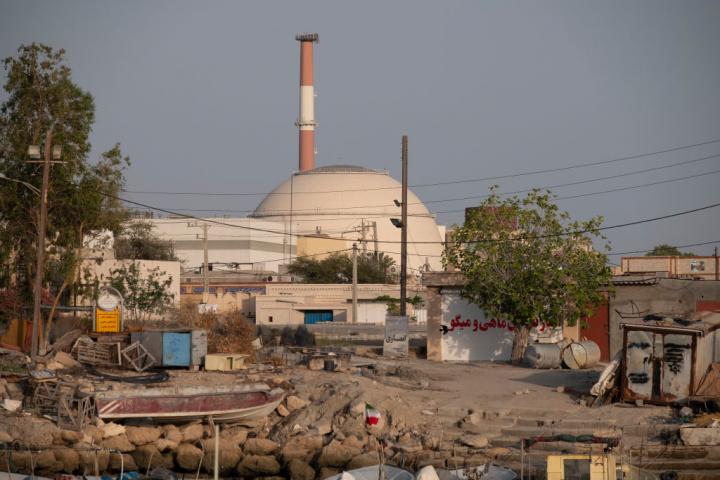 La central nuclear de Bushehr (Irán), en la costa norte del Golfo Pérsico, en una imagen de archivo del 29 de abril de 2024.