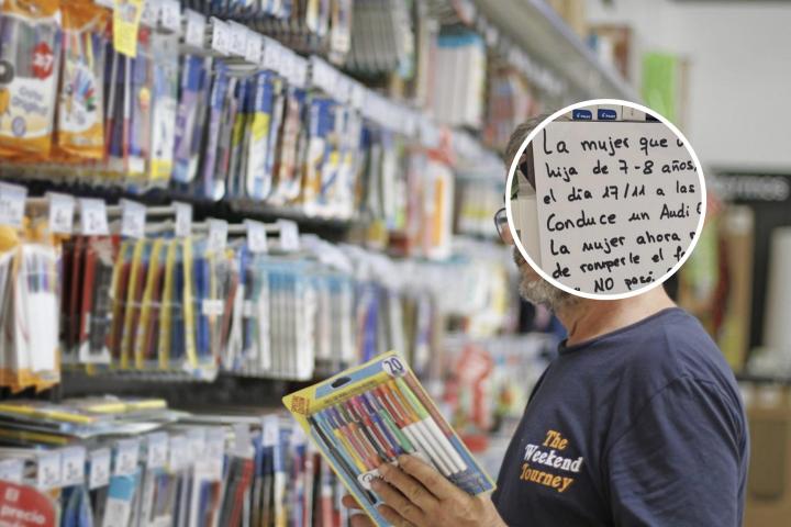 Un hombre en un bazar