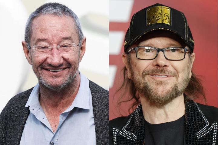 Carlos Boyero y Santiago Segura.