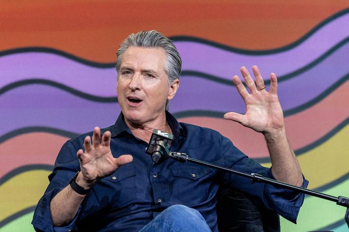 El gobernador de California, Gavin Newsom, en el Festival SXSW 2026, en Austin (Texas), el 15 de marzo de 2026.