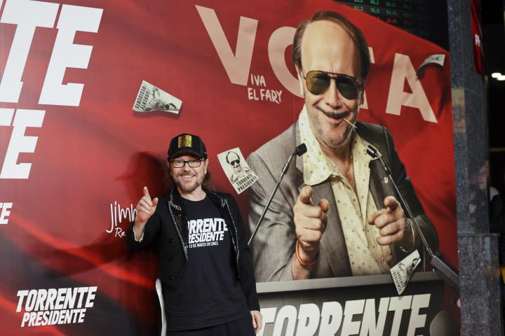 Santiago Segura, en la presentación de Torrente.