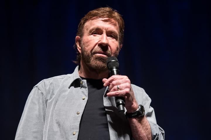 Chuck Norris en una convención de cómics en EEUU en 2017.