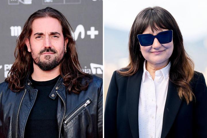 El cantante Andrés Suárez y Eva Amaral.