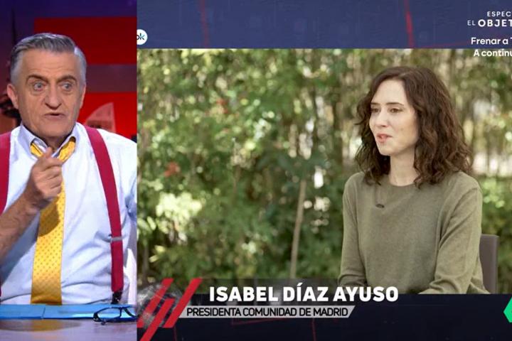 El Gran Wyoming alucina con las declaraciones de Ayuso.