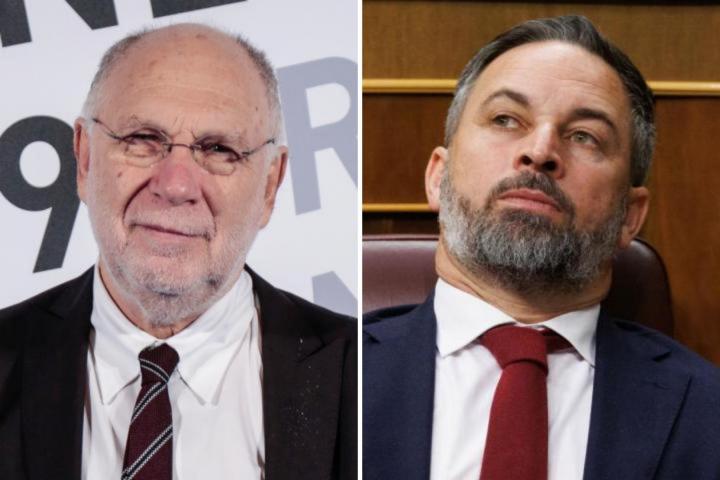 Ernesto Ekáizer, en una imagen de archivo, junto a Santiago Abascal.