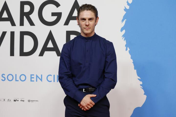 Patrick Criado en la premiere de 'Amarga Navidad'.
