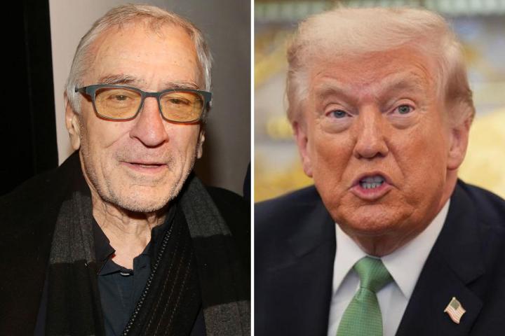 Robert De Niro y Donald Trump.