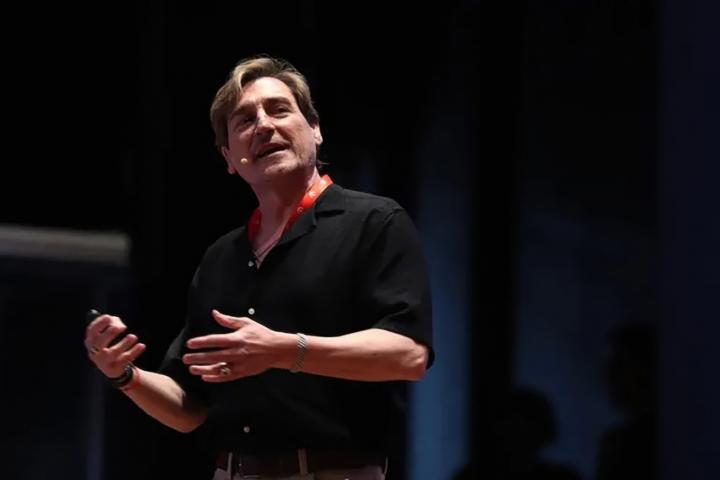 Toni García, durante una de sus ponencias.