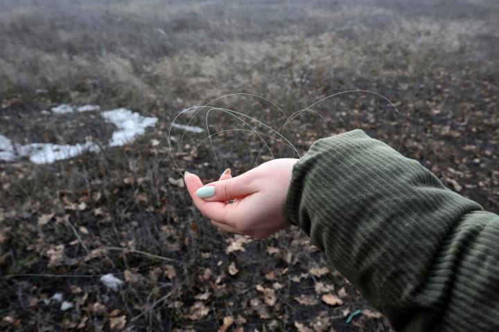 Un cable de fibra óptica en Ucrania en una imagen de archivo