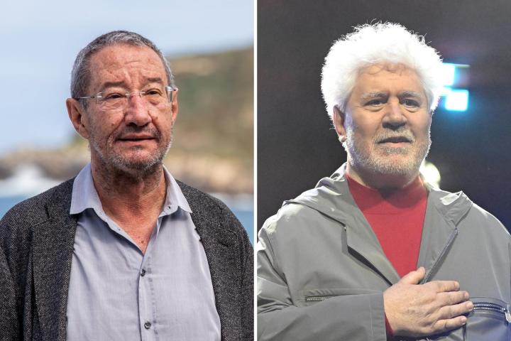 Carlos Boyero y Pedro Almodóvar.