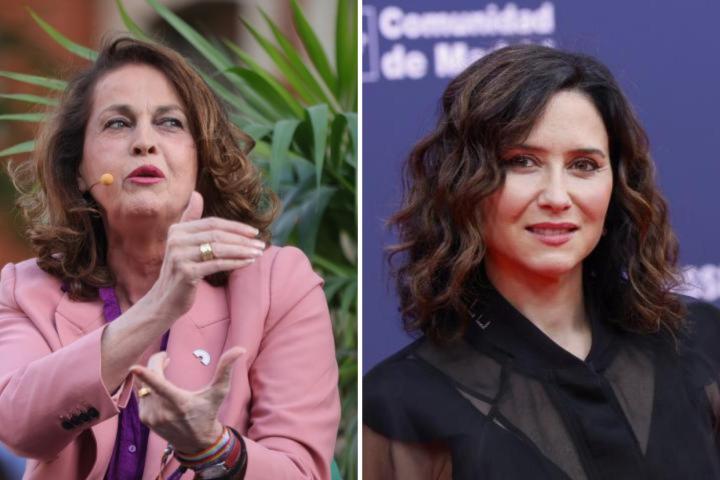 Carla Antonelli, en una imagen de archivo, junto a Isabel Díaz Ayuso.