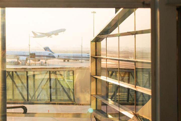 Imagen de un aeropuerto.