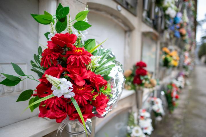 Imagen de archivo de un cementerio.