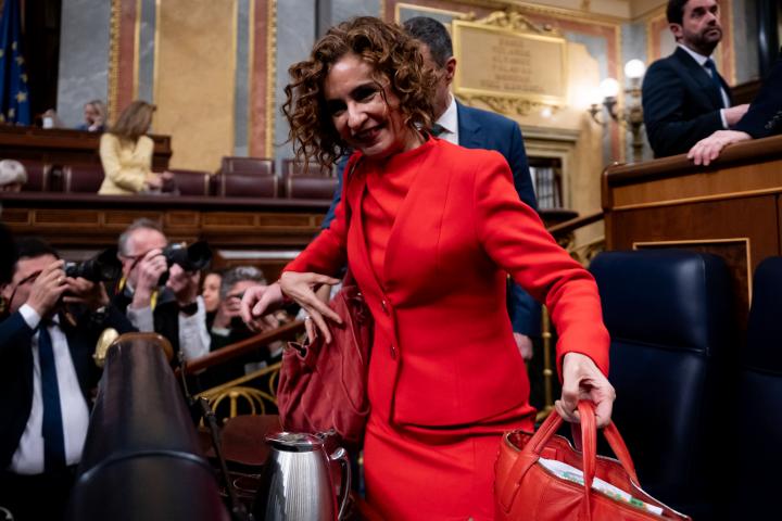 La ministra de Hacienda, vicepresidenta primera del Gobierno y, ahora, candidata del PSOE a las elecciones de Andalucía.