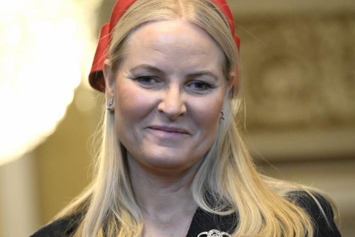 Mette-Marit de Noruega en la visita de Estado de Felipe y Matilde de Bélgica a Noruega