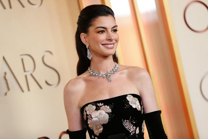 Anne Hathaway en los Oscar el pasado 15 de marzo.