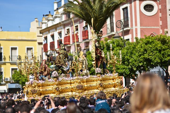 Imagen de archivo de la Semana Santa en Sevilla.