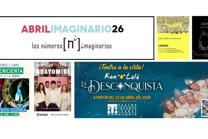 Las 5 obras de teatro de abril de 2026