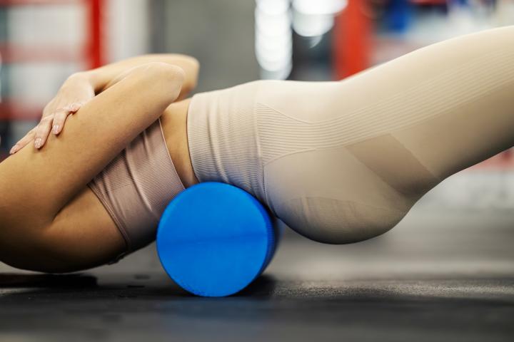 Una mujer tonifica sus glúteos en una imagen de archivo