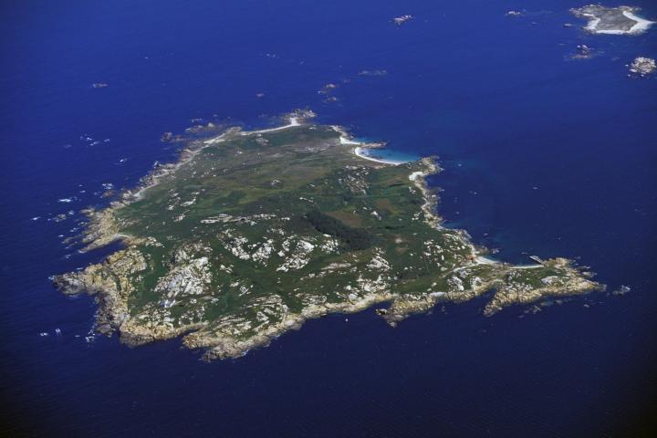 Imagen de archivo de la isla de Sálvora (Aguiño, Ribeira, A Coruña), perteneciente al Parque Nacional de Illas Atlánticas.