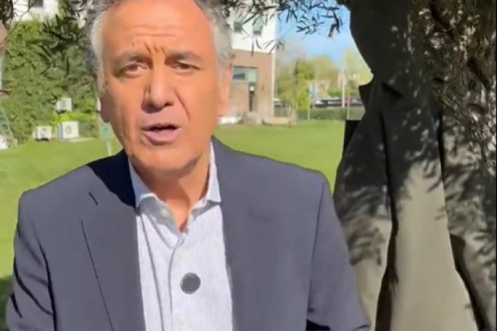 Roberto Brasero, en una captura de pantalla de la cuenta de TikTok @eltiempoA3N