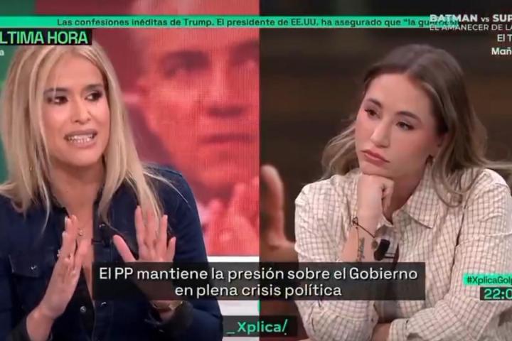 Afra Blanco en el programa de La Sexta Explica