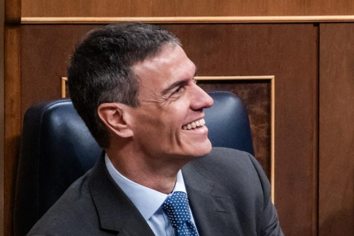 El presidente del Gobierno, Pedro Sánchez, el pasado miércoles en el Congreso.
