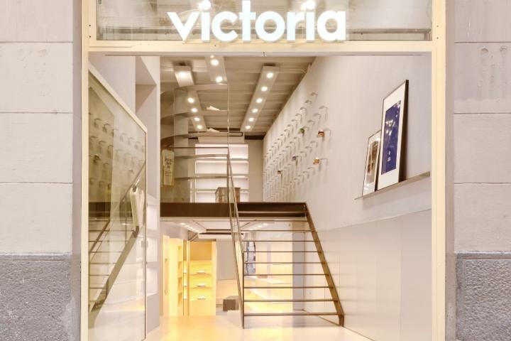 Entrada de una tienda de Victoria