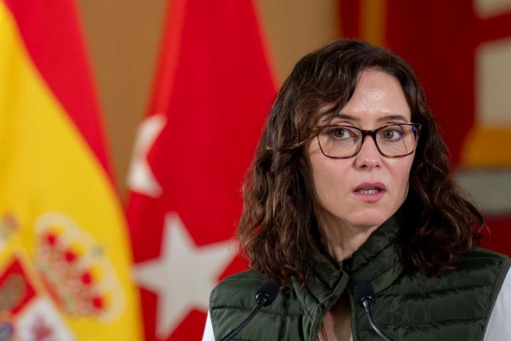 La presidenta de la Comunidad de Madrid, Isabel Díaz Ayuso.