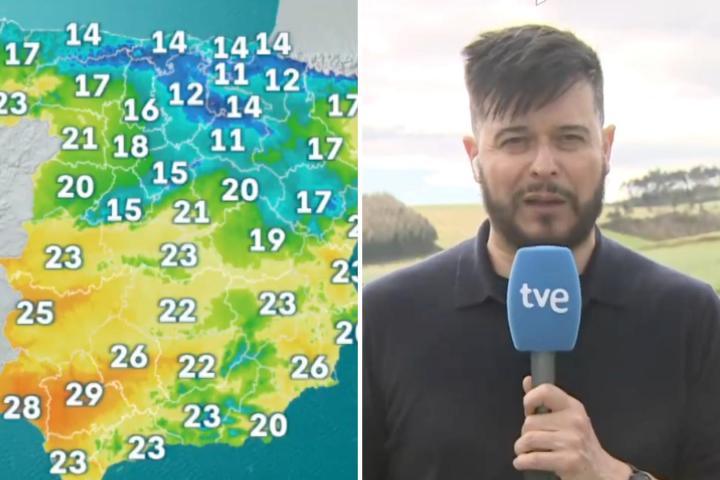 Martín Barreiro, meteorólogo de TVE.