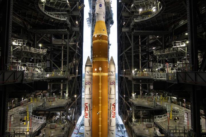 Rollout de Artemis II.