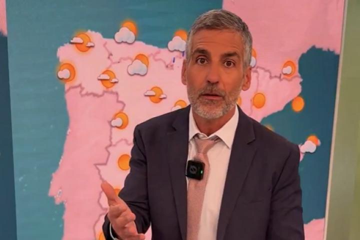 Albert Barniol, meteorólogo de TVE.