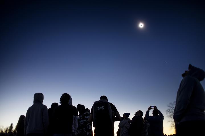 Foto de archivo de un eclipse.
