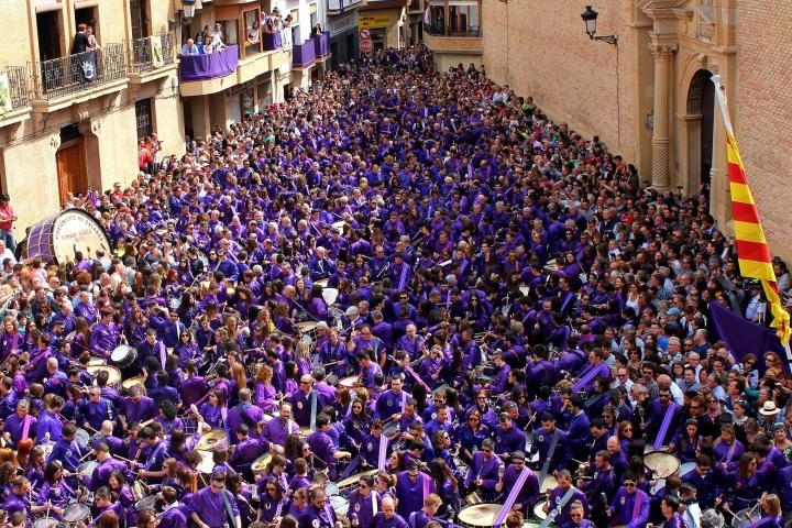 Imagen de la Rompida de la Hora de Calanda