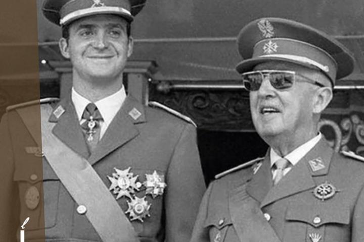 Portada del libro 'Usted debería saber. La historia secuestrada de la monarquía, 90 años con Franco', del escritor y sociólogo Manuel Monge.