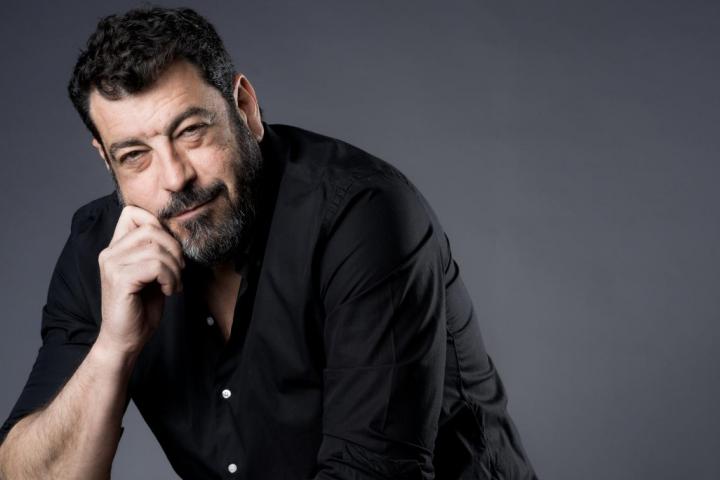 Santi Díaz, posando