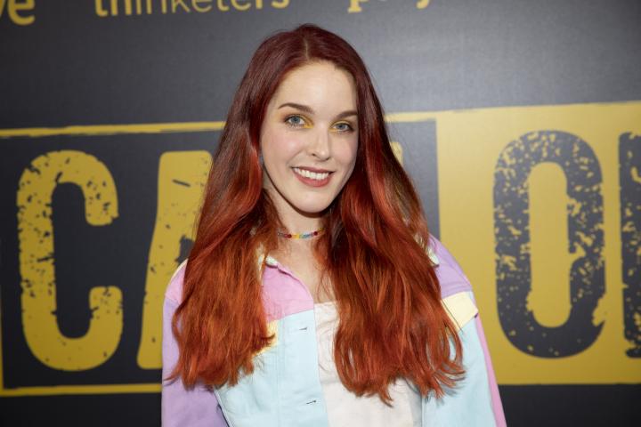 Amarna Miller en un photocall.