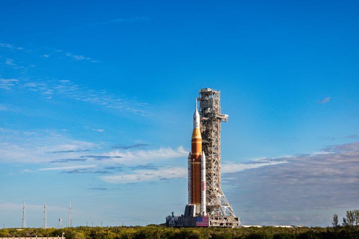 Cohete de Artemis II preparado para el despegue de este miércoles