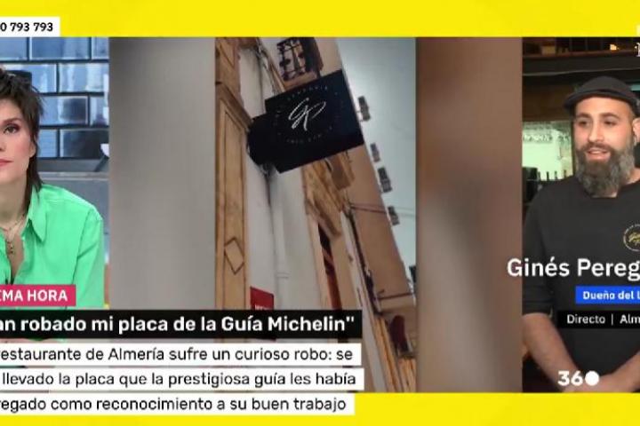 El cocinero Ginés Peregrín en TVE.