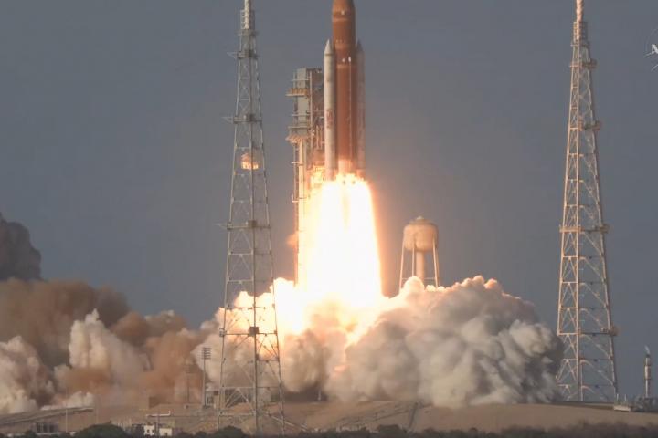 Despegue de la misión Artemis II