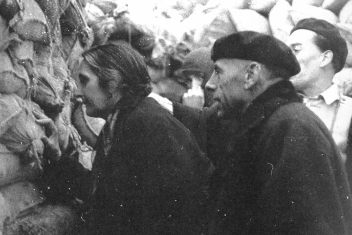 Dolores Ibarurri, La Pasionaria, y Antonio Ortega Gutiérrez, presidente del Real Madrid, miembro del PCE y fusilado en la Guerra Civil.