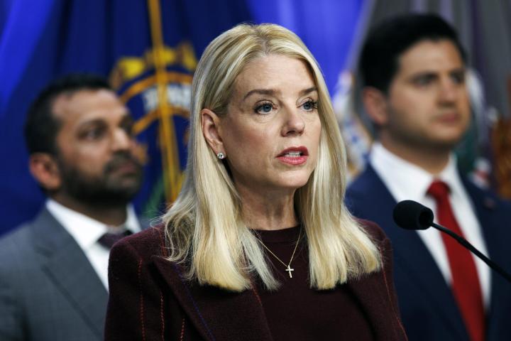 La hasta ahora fiscal general de EEUU, Pam Bondi, en una imagen de archivo