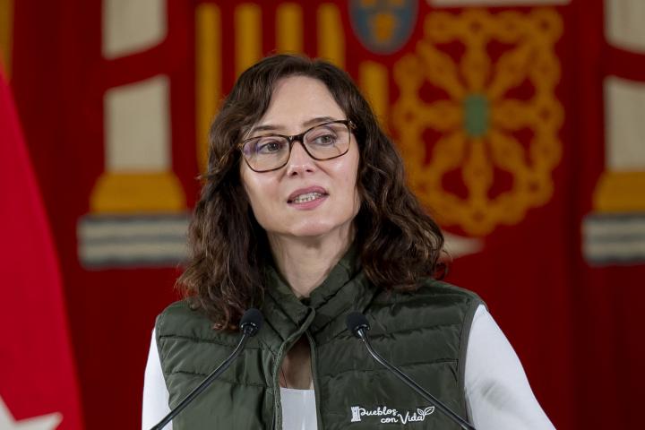 La presidenta de la Comunidad de Madrid, Isabel Díaz Ayuso.