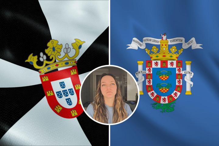 Banderas de Melilla y Ceuta