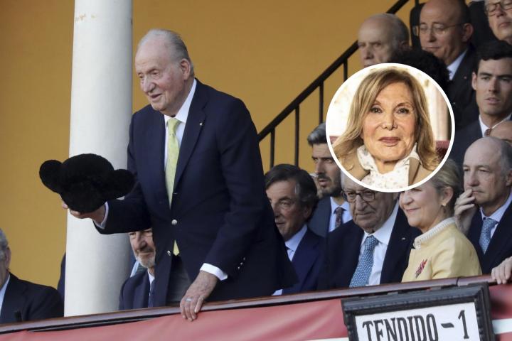 El rey en los toros y Pilar Eyre