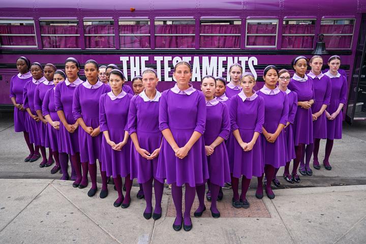 Imagen de la promoción de la serie 'Los testamentos' en Austin (Texas).