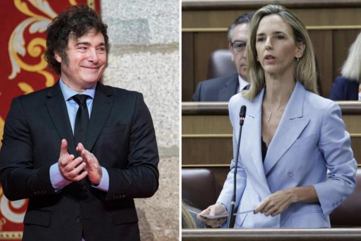 Javier Milei y Cayetana Alvarez de Toledo